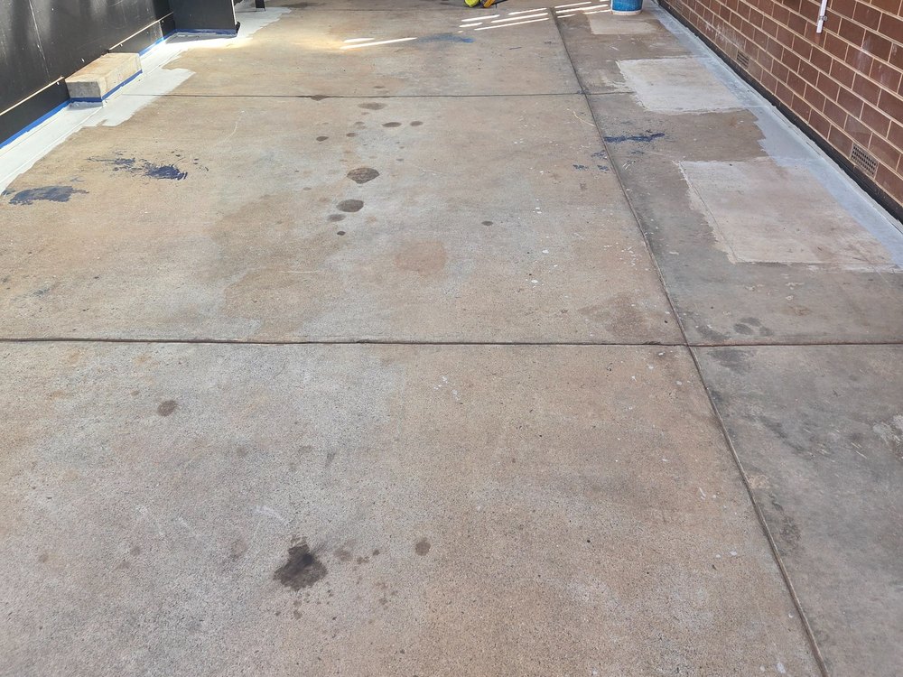Existing concrete floor condition